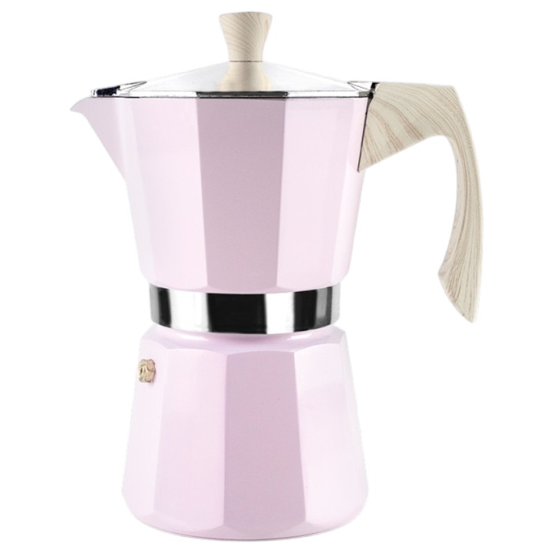 Cafetière Italienne Veneto Rose 9 Tasses – Ibili