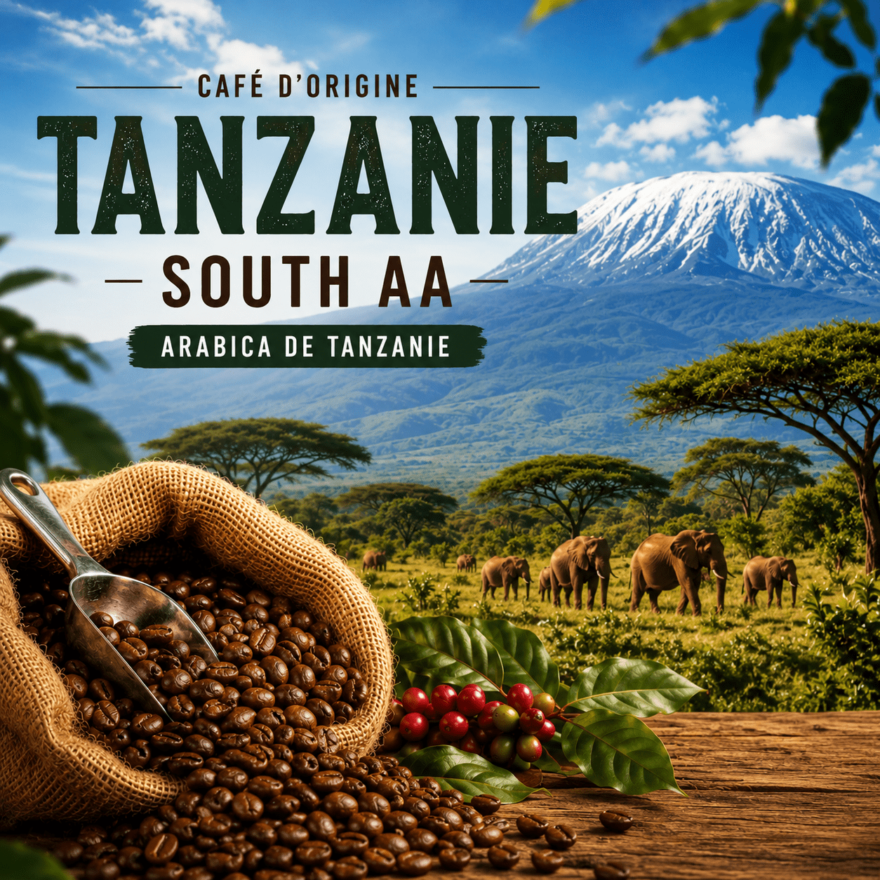 Tanzanie – Café Arabica – South AA