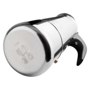 Cafetière italienne Express Ibili 10 tasses en acier inoxydable compatible induction