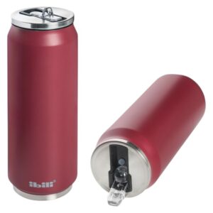 Thermo Canette Ibili Granada 330 ml en acier inoxydable avec double paroi sous vide et paille intégrée
