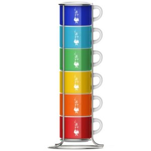 tour de 6 tasses a cafe colour bialetti
