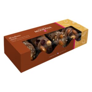 Coffret Monbana duo de mendiants au chocolat au lait 33 %, 133 g