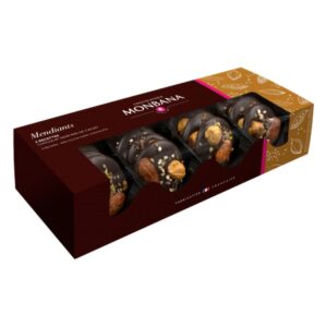 Coffret Monbana duo de mendiants au chocolat noir 65 %, 133 g