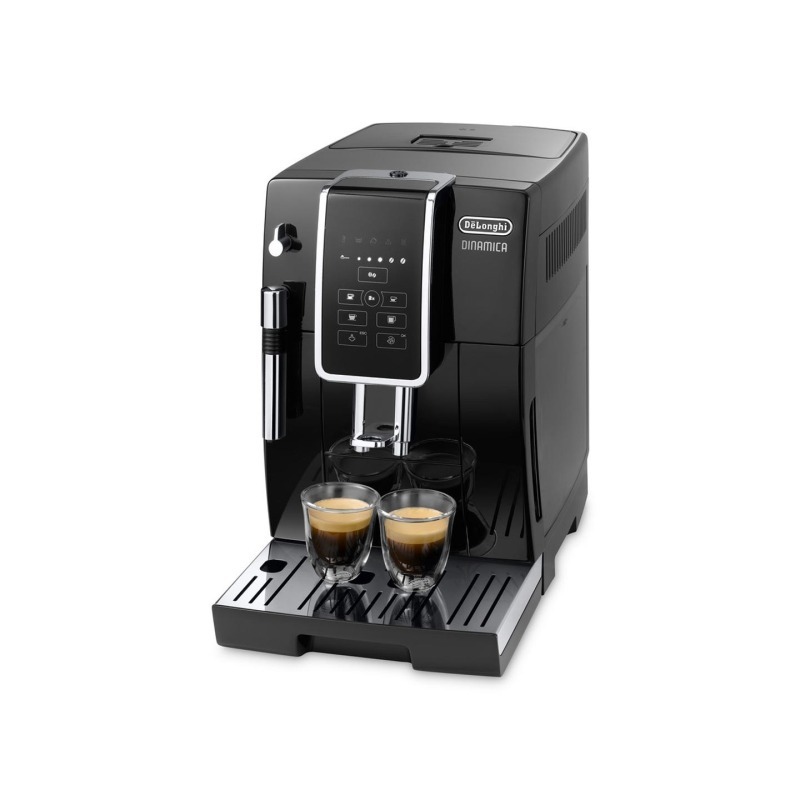 Expresso broyeur De’Longhi Dinamica FEB 3515.B noir avec commandes tactiles et buse vapeur