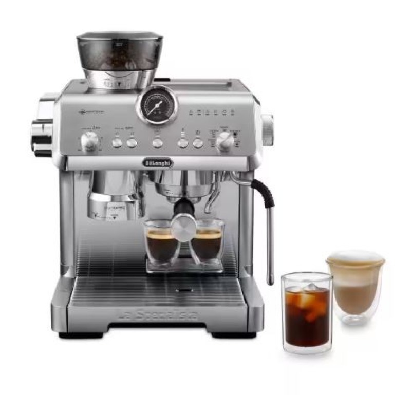 Machine expresso De’Longhi La Specialista Opera EC9555.M Metal avec broyeur et station de tassage intégrés